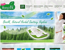 Tablet Screenshot of biosilk.com.my